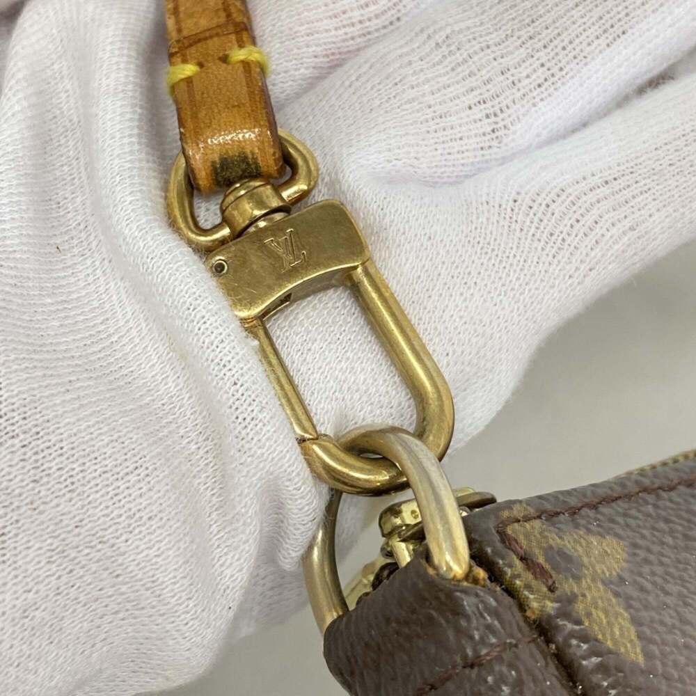 LOUIS VUITTON Brown Monogram Pochette Pouch - Picture 8 of 9